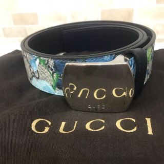 グッチ(Gucci)のGUCCI GGブルームス/バックルベルト/90/36モノグラム(ベルト)