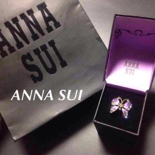 アナスイ(ANNA SUI)のケース・ショッパー付き アナスイリング(リング(指輪))