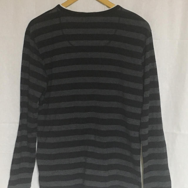 BURBERRY BLACK LABEL(バーバリーブラックレーベル)のバーバリーブラックレーベル フェイクレイヤードボーダーロンT メンズのトップス(Tシャツ/カットソー(七分/長袖))の商品写真