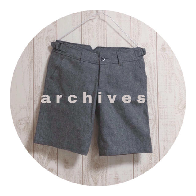 archives(アルシーヴ)のarchives ショートパンツ レディースのパンツ(ショートパンツ)の商品写真