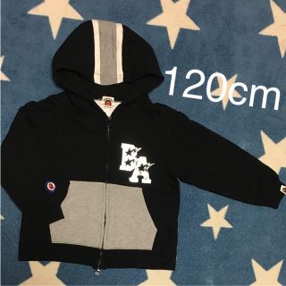 アベイシングエイプ(A BATHING APE)のBAPE  APEKIDS★ロゴ×ユニオン スウェットパーカー エイプキッズ(ジャケット/上着)