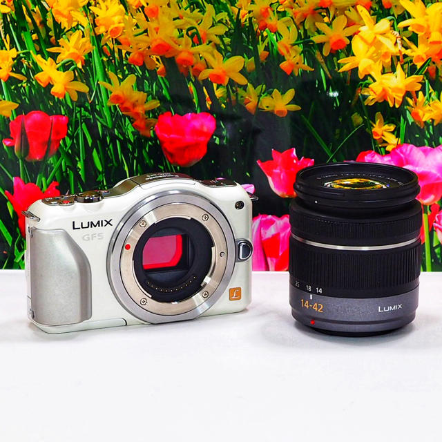 ❤️オシャレなホワイト！Wi-Fiでスマホ転送❤️ Lumix GF5X