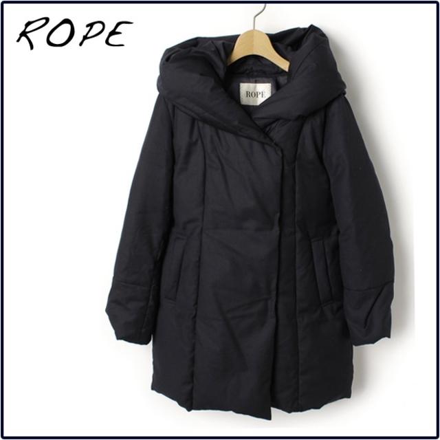 ROPE’(ロペ)のROPE ダウン コート ❤︎ Aライン 黒 レディースのジャケット/アウター(ダウンコート)の商品写真