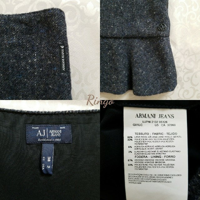 ARMANI JEANS(アルマーニジーンズ)の【ARMANI JEANS】アルマーニジーンズ♡スカート♡size EU38 レディースのスカート(ミニスカート)の商品写真