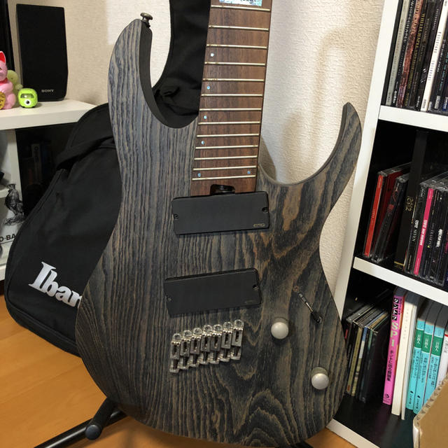 Ibanez(アイバニーズ)のIbanez Iron Label RGIF7 Black Stained 7弦 楽器のギター(エレキギター)の商品写真