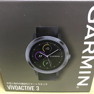 ガーミン(GARMIN)のGARMIN vívoactive3 Black Slate ブラックスレート(腕時計(デジタル))