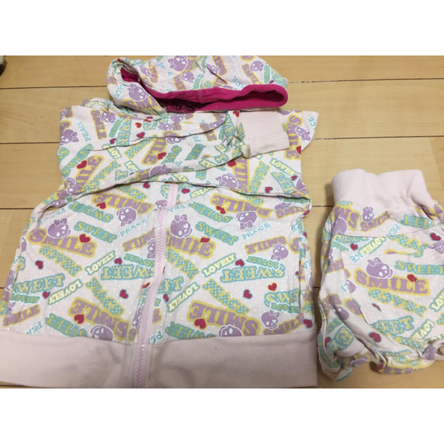 上下 セットアップ 120 キッズ/ベビー/マタニティのキッズ服女の子用(90cm~)(その他)の商品写真