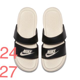 ナイキ(NIKE)の来週値上げ！！NIKE ナイキ ベナッシ 24 デュオ ブラック(サンダル)