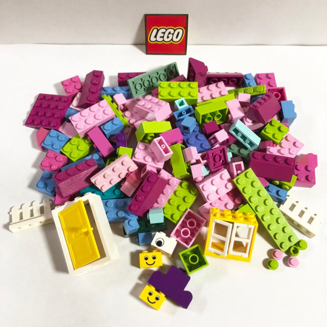 Lego(レゴ)のLEGO レゴ パーツ 女の子におすすめのセット 約120個 おまけつき キッズ/ベビー/マタニティのおもちゃ(積み木/ブロック)の商品写真