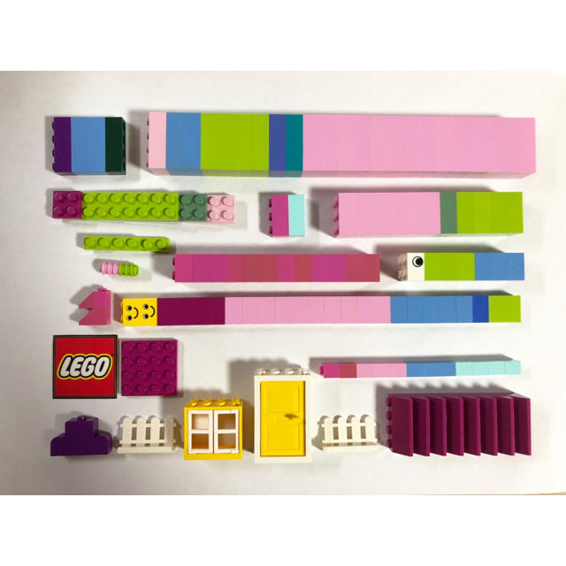 Lego(レゴ)のLEGO レゴ パーツ 女の子におすすめのセット 約120個 おまけつき キッズ/ベビー/マタニティのおもちゃ(積み木/ブロック)の商品写真