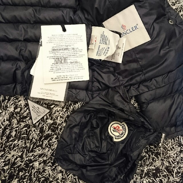 MONCLER ショート丈 ダウン 00\nノーカラー軽量ライトダウン