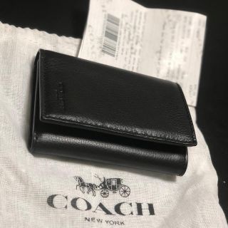 コーチ(COACH)のcoach コーチ スモールウォレット 三つ折りミニ財布(折り財布)