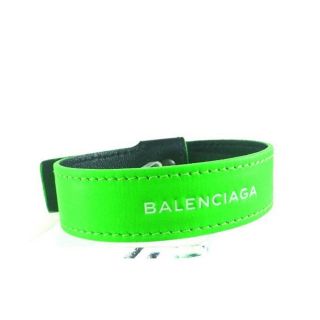 バレンシアガ(Balenciaga)のバレンシアガ （BALENCIAGA） ロゴ レザー ブレスレット (ブレスレット)