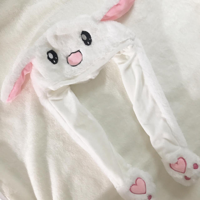 【新品】うさみみ帽子 レディースの帽子(その他)の商品写真