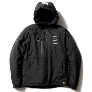 エフシーアールビー(F.C.R.B.)のfcrb 18AW TOUR PADDED PARKA ダウン 黒  M(ダウンジャケット)