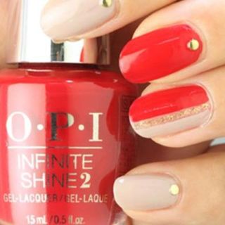 オーピーアイ(OPI)のインフィニット シャイン IS LN25  RedCremeマニキュア速乾 (ネイルケア)