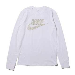 ナイキ(NIKE)のsizeL NIKE PYTHON FUTURA WHITE ロンT 白蛇(Tシャツ/カットソー(七分/長袖))