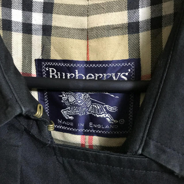 BURBERRY(バーバリー)の90's vintgae burberry バーバリー トレンチコート ブラック メンズのジャケット/アウター(トレンチコート)の商品写真