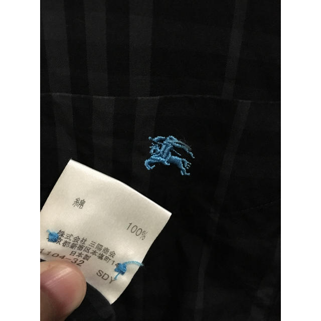 BURBERRY BLACK LABEL(バーバリーブラックレーベル)のブラックノバチェック  シャツ バーバリー メンズのトップス(シャツ)の商品写真