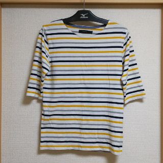 レイジブルー(RAGEBLUE)のボーダー Tシャツ 七分袖 長袖 カットソー メンズ 古着 レイジブルー(Tシャツ/カットソー(七分/長袖))