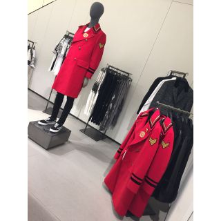 ザラ(ZARA)のZARA ミリタリオーバーコート (トレンチコート)