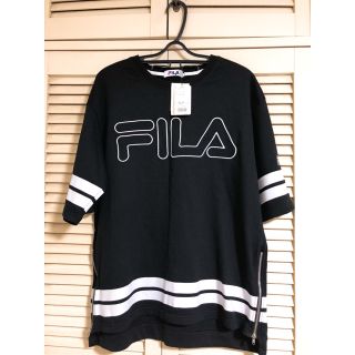 フィラ(FILA)のFILAサイドジップTシャツ(Tシャツ/カットソー(半袖/袖なし))