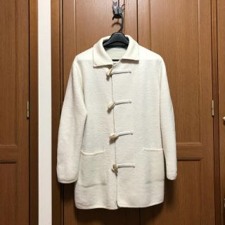 【週末限定SALE】45R ヘチマカラー ニットコート(wool100%)