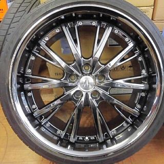 20インチメッキホイール 4本セットタイヤ付きの通販 by プロフィール