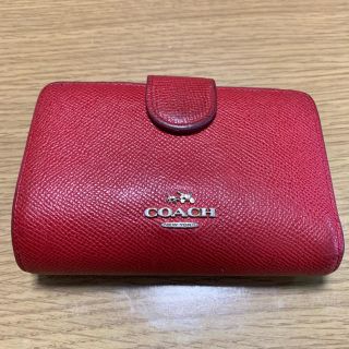 コーチ(COACH)のCOACH 二つ折り財布 ウォレット レッド(財布)