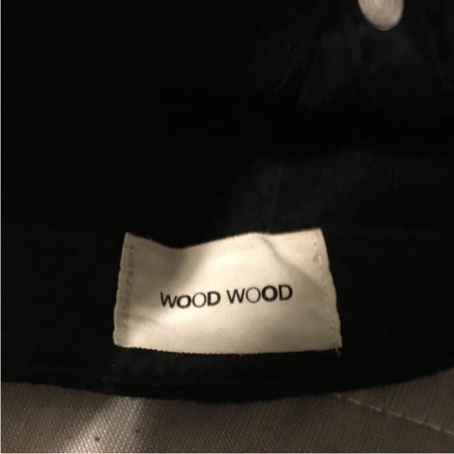 WOOD WOOD(ウッドウッド)のwoodwood キャップ 黒 メンズの帽子(キャップ)の商品写真