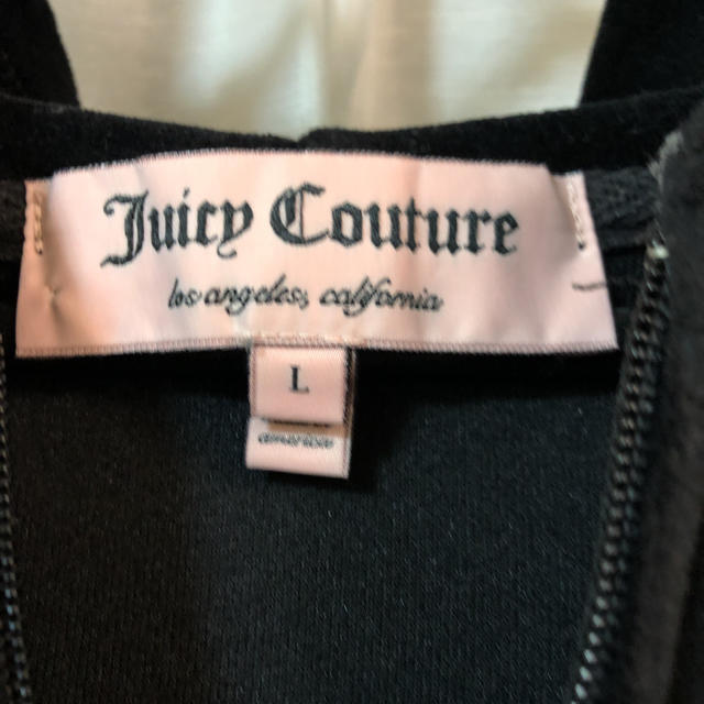 Juicy Couture(ジューシークチュール)のJuicy Couturu ベロアパーカー黒 レディースのトップス(パーカー)の商品写真