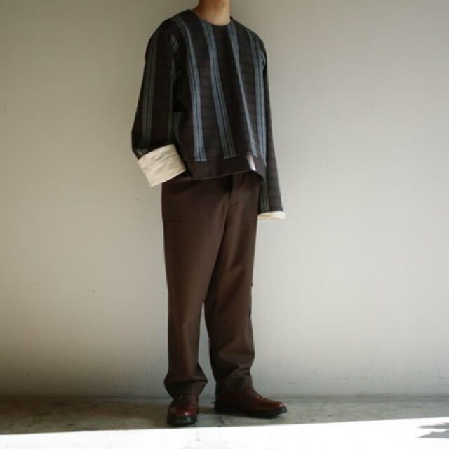 18AW POLYYS TWEED CHECK PULL OVER