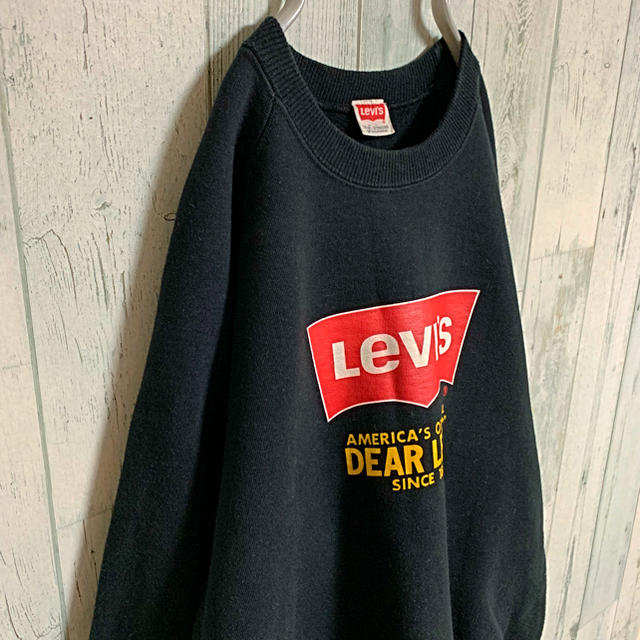 Levi's(リーバイス)の90's DEAR LEVI'S  リーバイス ビッグロゴ トレーナー 美品 レディースのトップス(トレーナー/スウェット)の商品写真
