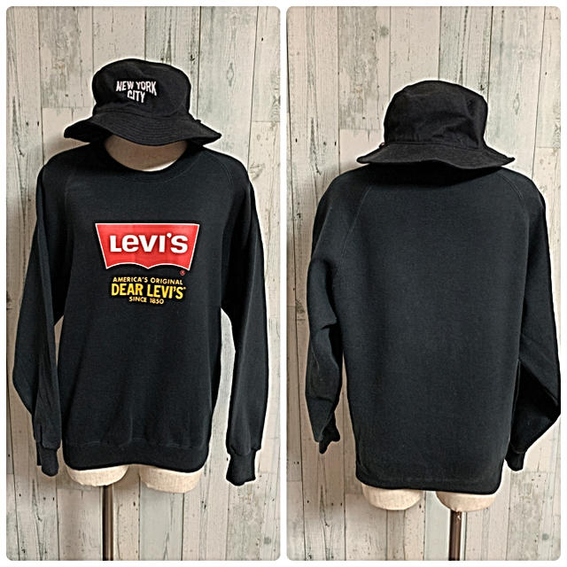 Levi's(リーバイス)の90's DEAR LEVI'S  リーバイス ビッグロゴ トレーナー 美品 レディースのトップス(トレーナー/スウェット)の商品写真