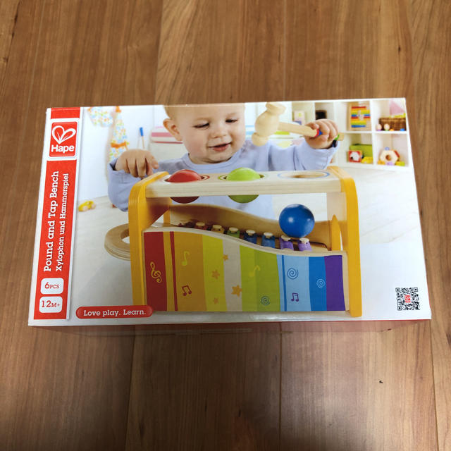 Hape（パペ）パウンド アンド タップベンチ キッズ/ベビー/マタニティのおもちゃ(知育玩具)の商品写真