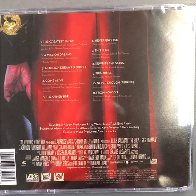グレーテストショーマン cd エンタメ/ホビーのCD(映画音楽)の商品写真
