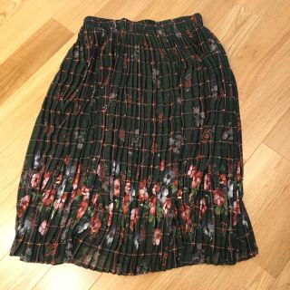 ザラ(ZARA)のzara   プリーツスカート(ひざ丈スカート)