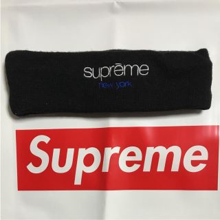 シュプリーム(Supreme)のsupreme classic logo head band black(ニット帽/ビーニー)