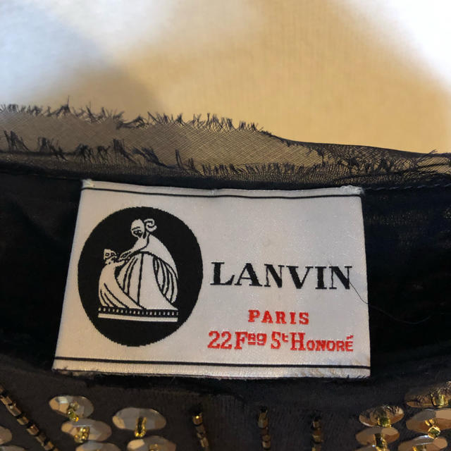 LANVIN(ランバン)のランバン スパンコールワンピース レディースのワンピース(ひざ丈ワンピース)の商品写真