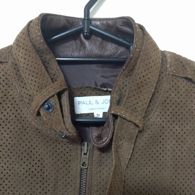 PAUL&JOE レザーブルゾン 公式代理店 PAUL&JOE メンズ レザージャケット レザージャケット