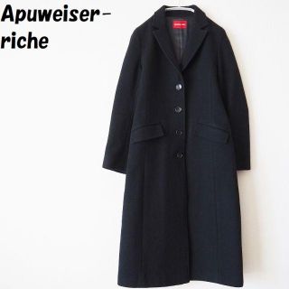 アプワイザーリッシェ(Apuweiser-riche)のちえぞうさん専用アプワイザーリッシェ チェスターコート ブラック サイズ38(チェスターコート)