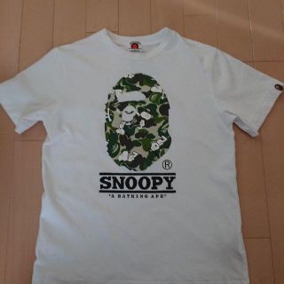 アベイシングエイプ(A BATHING APE)のA BATHING APE Bape×SNOOPY コラボTシャツ(Tシャツ/カットソー)