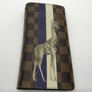 ルイヴィトン(LOUIS VUITTON)のルイヴィトン ポルトフォイユ・ブラザ N63347 キリン長財布(長財布)