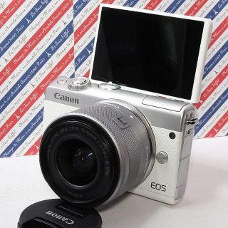 キヤノン(Canon)のグリーン様専用❤️バッグ付き❤️Canon EOS M100 レンズキット(ミラーレス一眼)