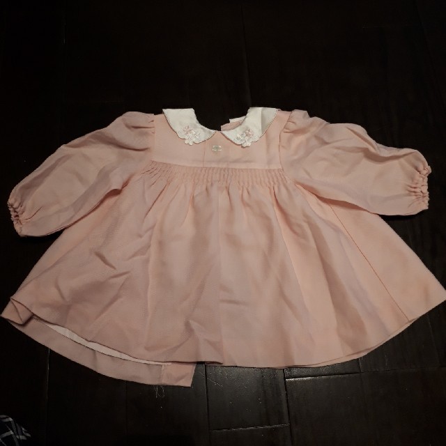 Fusen-Usagi(フーセンウサギ)のピンクワンピース キッズ/ベビー/マタニティのキッズ服女の子用(90cm~)(ドレス/フォーマル)の商品写真