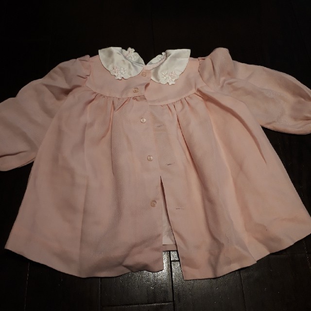 Fusen-Usagi(フーセンウサギ)のピンクワンピース キッズ/ベビー/マタニティのキッズ服女の子用(90cm~)(ドレス/フォーマル)の商品写真