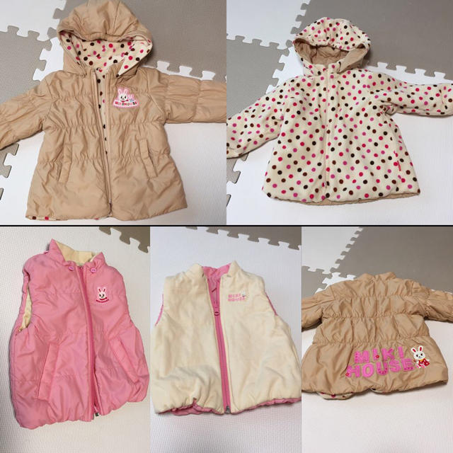 mikihouse(ミキハウス)のミキハウス♡可愛い♡５wayジャンパー キッズ/ベビー/マタニティのキッズ服女の子用(90cm~)(その他)の商品写真