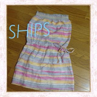 シップス(SHIPS)のSHIPSワンピース＊(ミニワンピース)