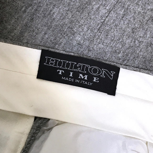 HILTON TIME(ヒルトンタイム)のHILTON TIME ヒルトンタイム カシミヤ混ウールスラックスパンツ48 メンズのパンツ(スラックス)の商品写真