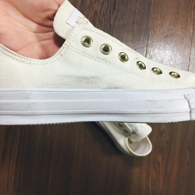 CONVERSE(コンバース)のコンバース オールスター ローカット スリッポン ゴールド レディースの靴/シューズ(スニーカー)の商品写真